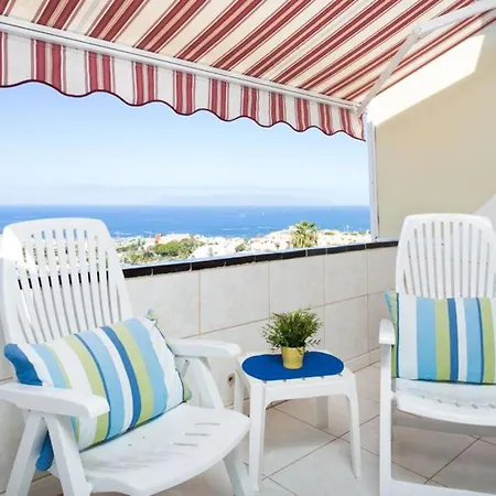 Sea & Pool View In Lejlighed Costa Adeje (Tenerife)