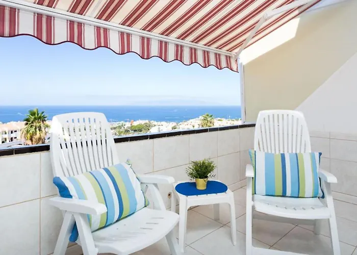 Sea & Pool View In Apartment Costa Adeje (Tenerife)